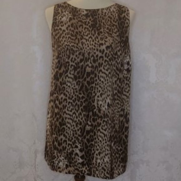 Chico's Leopard Print Sleeveless Top~Chico's Size 0 - Picture 8 of 14